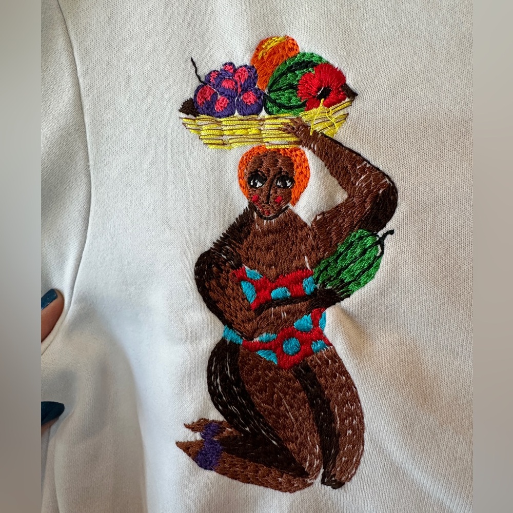RARE β Katyaβ Dobryakova Embroidered Sweatshirt β Medium - Picture 4 of 10